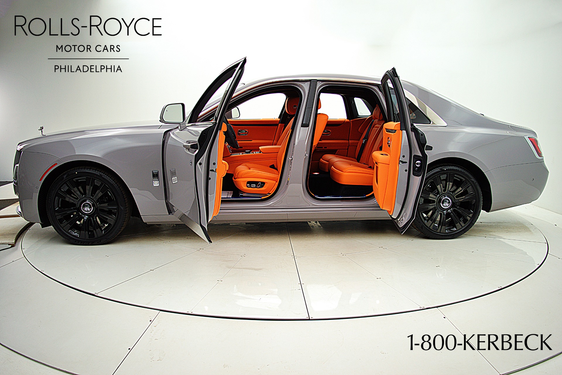 All Black Rolls Royce Ghost on Monoleggera Forgiato Wheels 