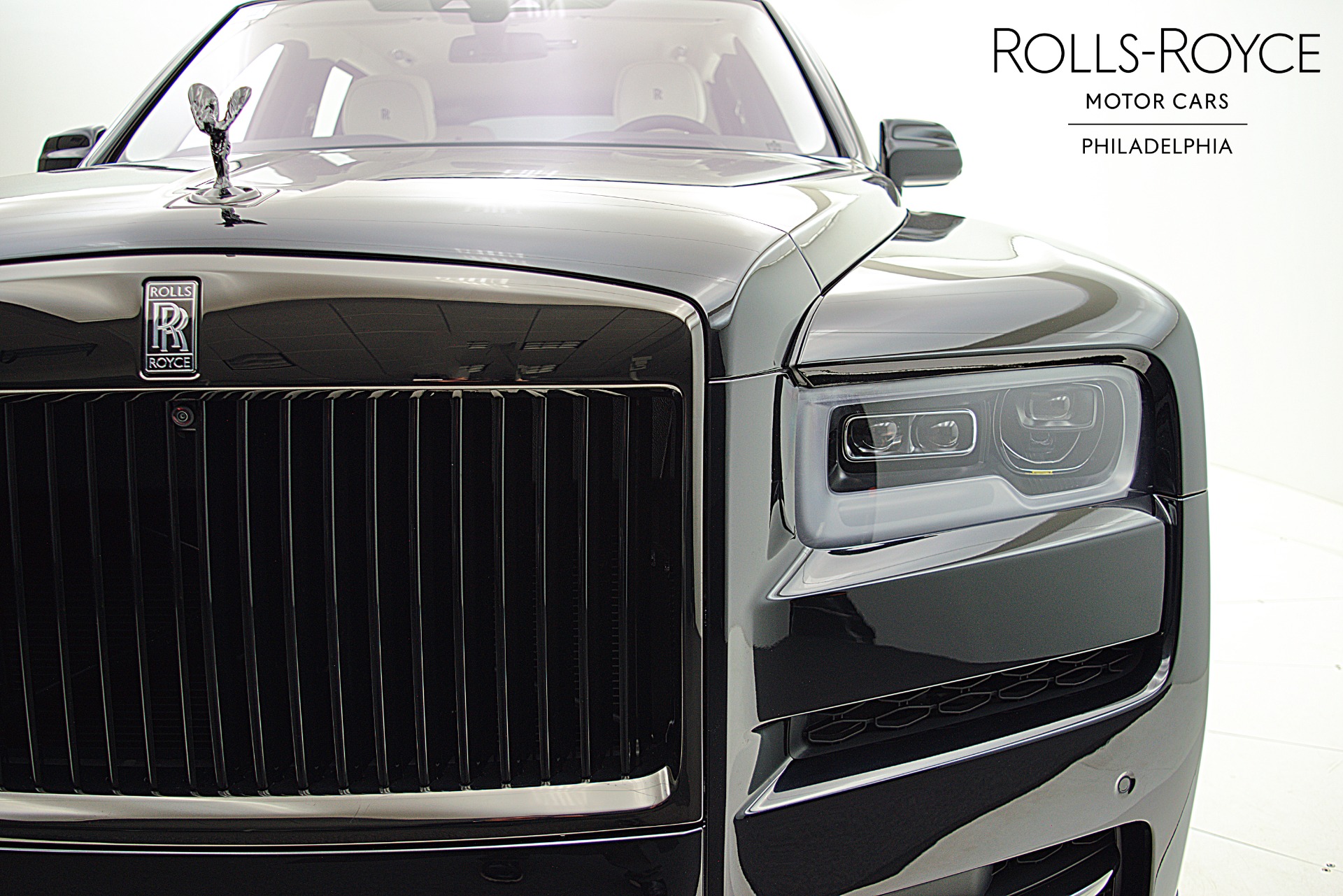 Full vehicle details of 2023 Rolls-Royce Cullinan Black Badge Cullinan  Diamond Black Black Black Badge Technical Fibre Veneer available for sale  at Rolls-Royce Motor Cars Denver 1850 Lucent CourtHighlands Ranch,CO for  €452,981