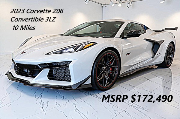 Used 2023 Chevrolet Corvette Z06 Convertible 3LZ 70th Anniversary for sale $155,000 at Rolls-Royce Motor Cars Philadelphia in Palmyra NJ 08065 2